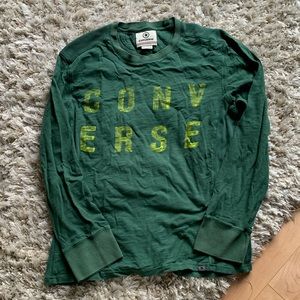 Mens long sleeve converse top